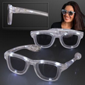 Blank - White LED Cool Shades Party Glasses